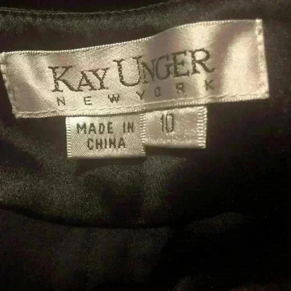 Kay Unger Black 100% Silk Pants. - Picture 7 of 7